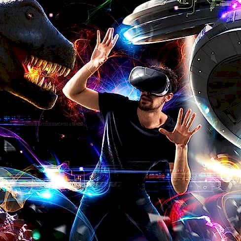 VR gaming experience - Microgravity