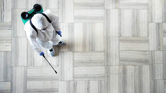 Disinfected After Regular Intervals